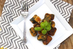 Spinach + Sweet Potato Crispy Gnocchi