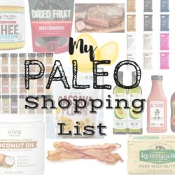 My Paleo Shopping List