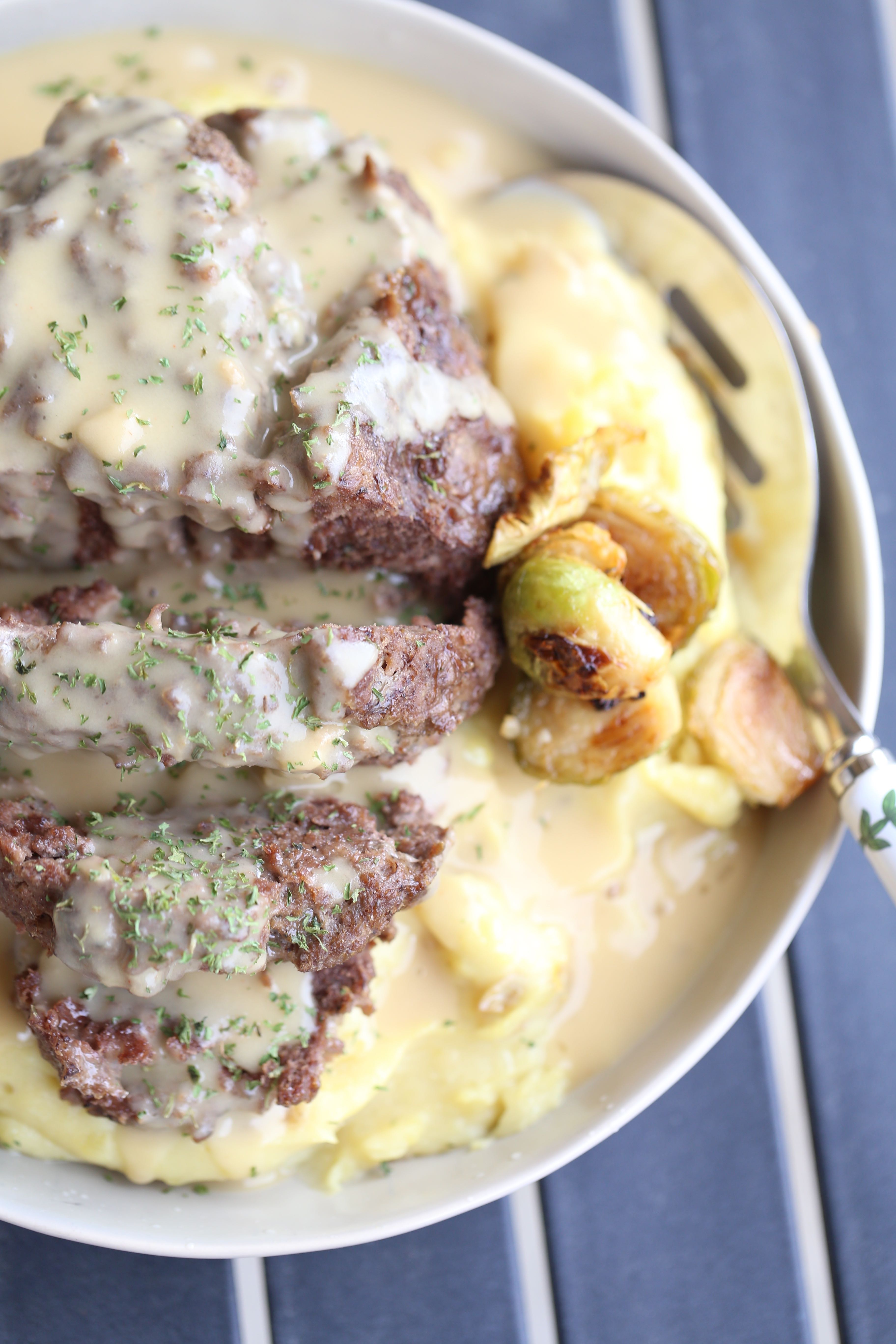 One Pot Instant Pot Meatloaf, Mashed Potatoes, and Gravy