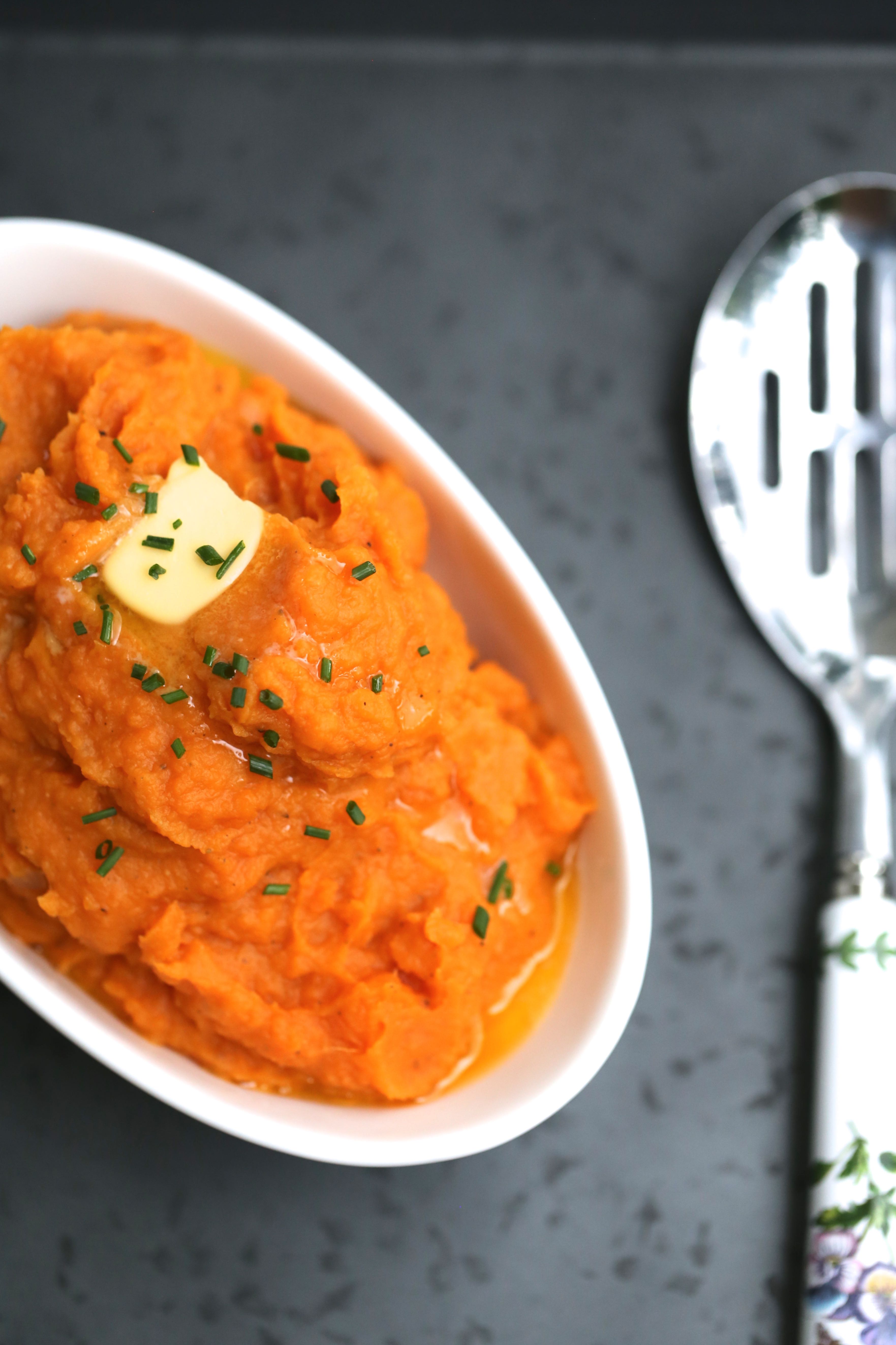 INSTANT POT SAVORY WHIPPED SWEET POTATOES