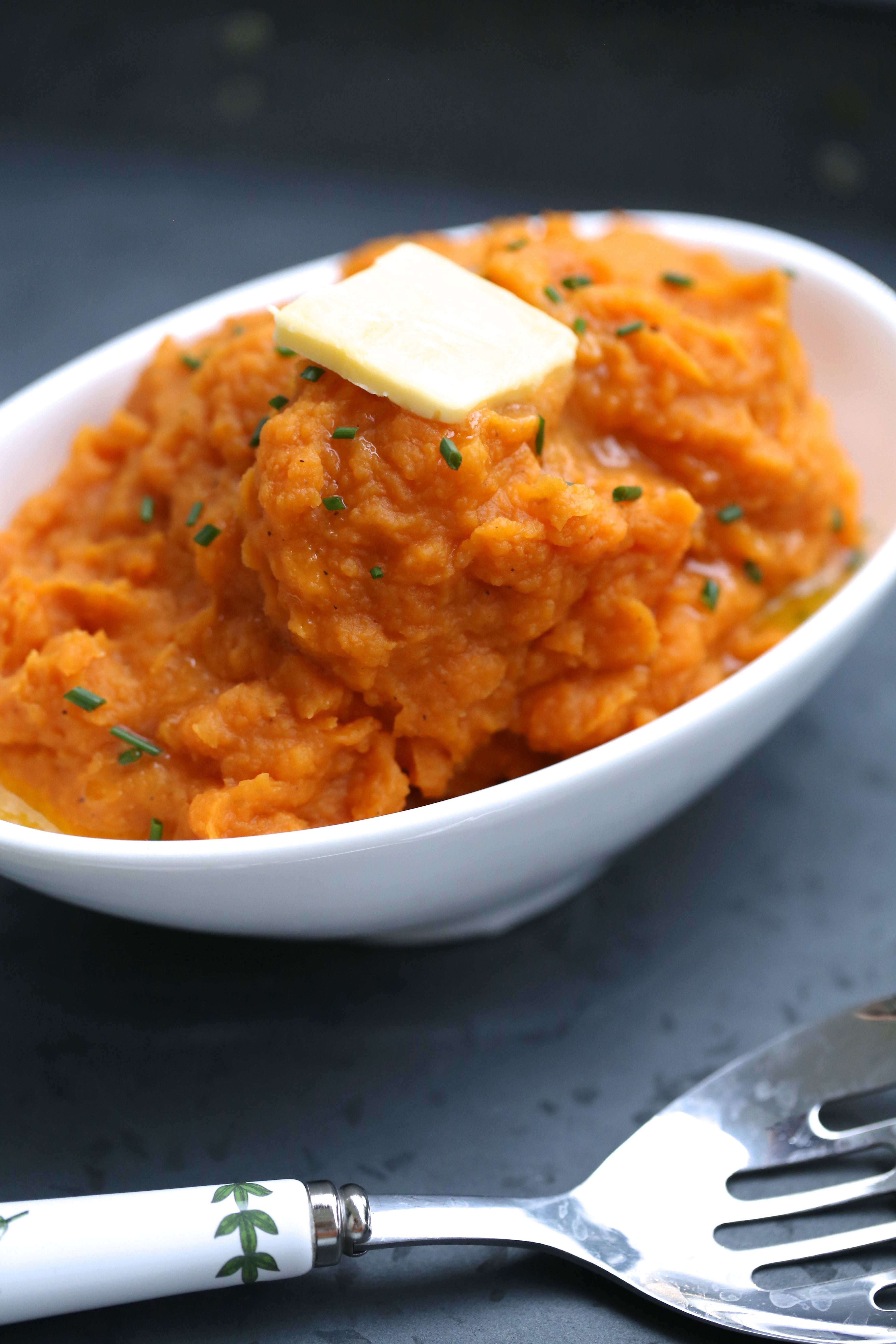 INSTANT POT SAVORY WHIPPED SWEET POTATOES