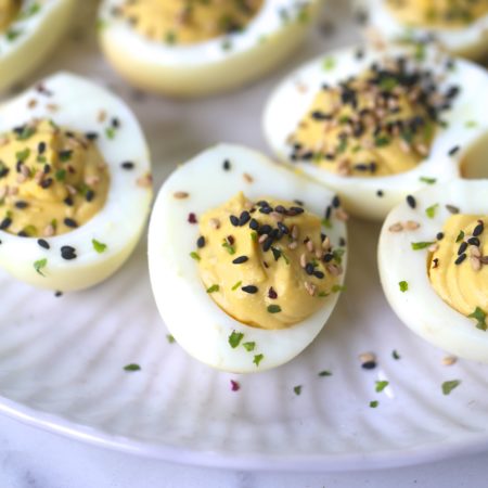 Asian Inspired Deviled Eggs