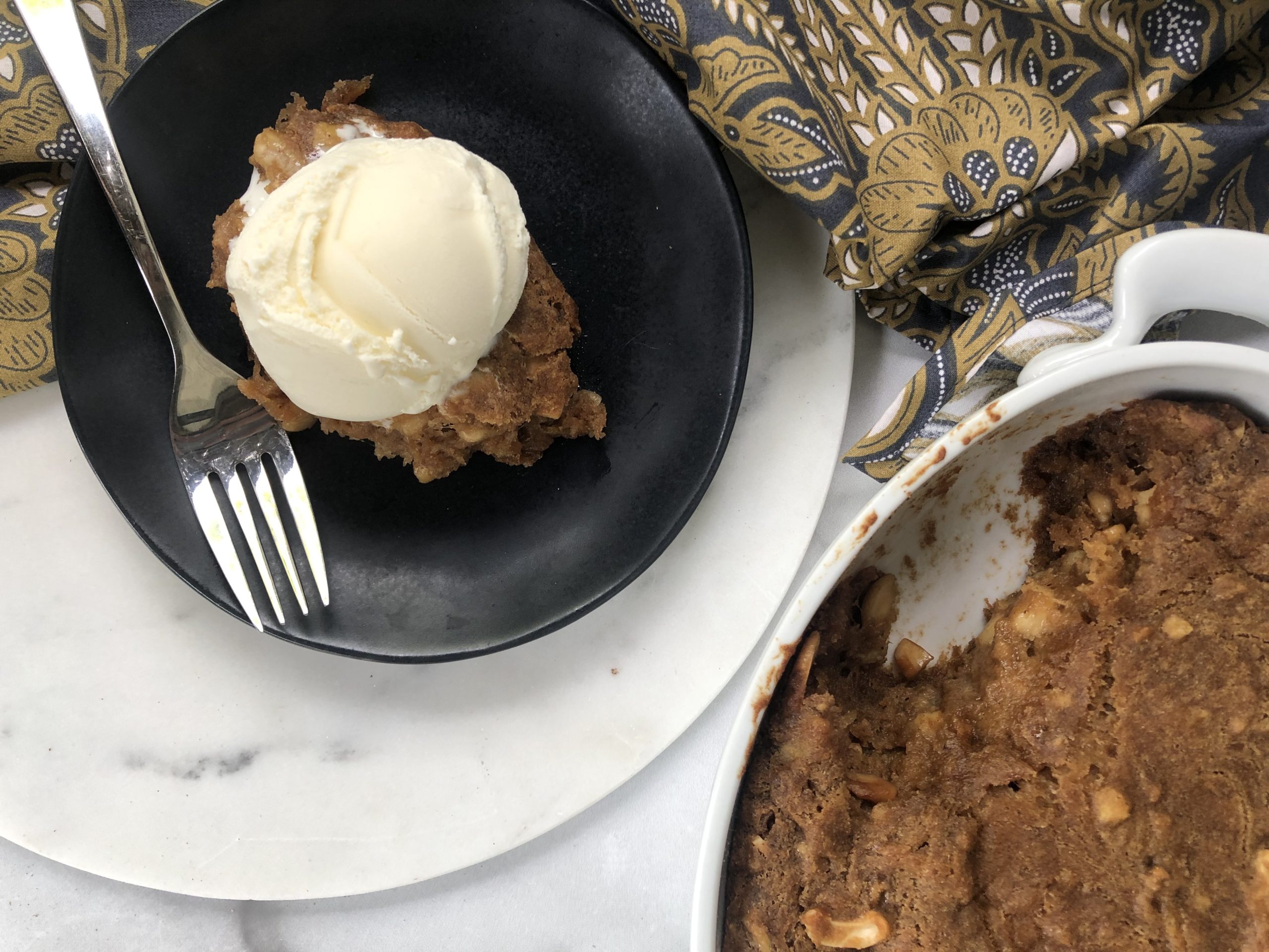 Paleo Banana Cobbler