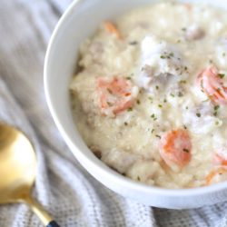 Instant Pot Creamy Sausage and Rice Soup