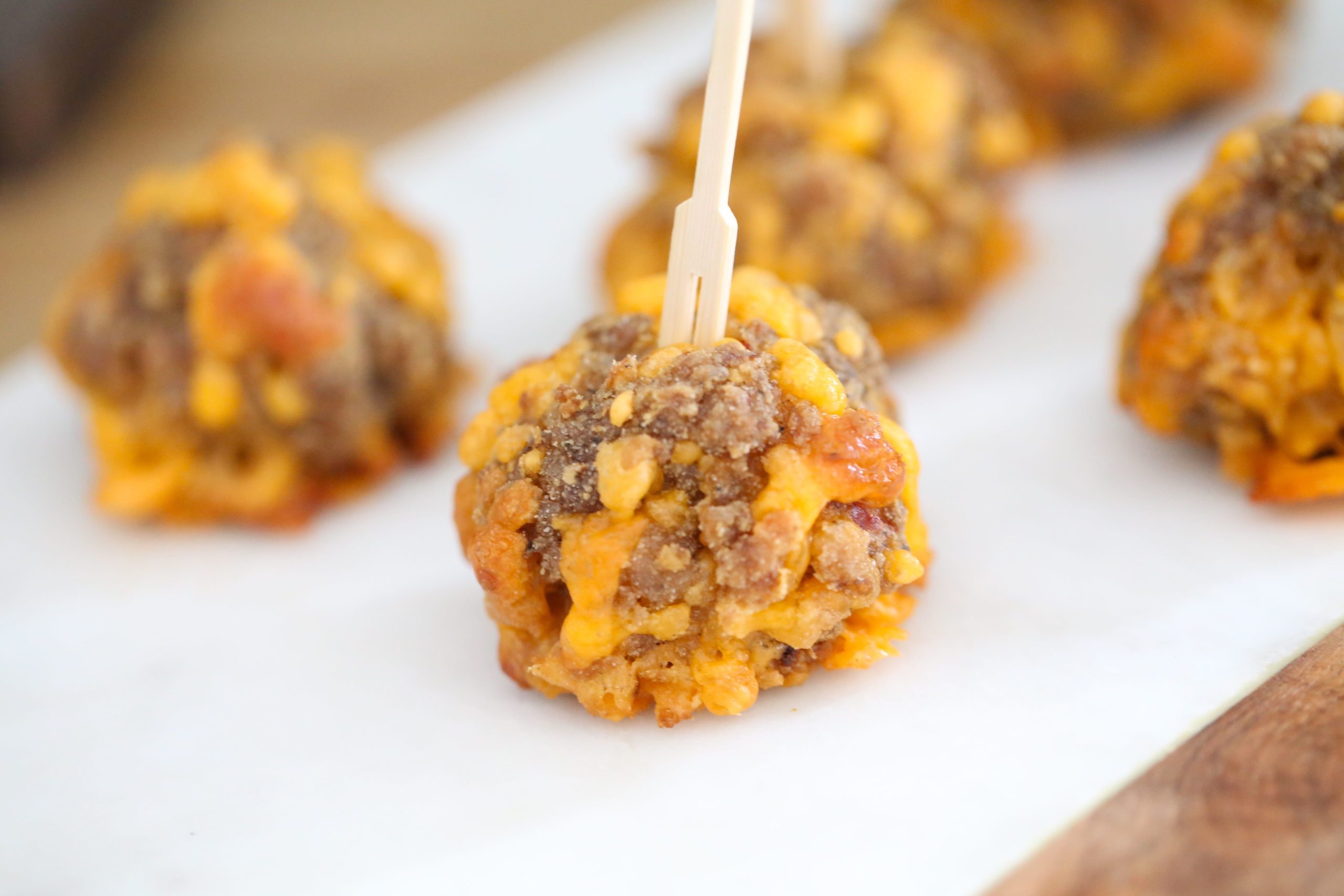 Grain Free Sausage and Cheddar Balls